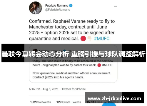 曼联今夏转会动态分析 重磅引援与球队调整解析